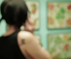 Upskirt Negro Encaje