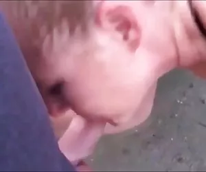 Busty milf alemana sandra al aire libre al diablo